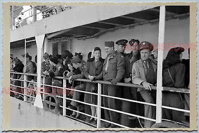 WW2 CHINA NANKING SHANGHAI AMERICA CRUISE FERRY SHIP Vintage Photo A35 中国旧老照片