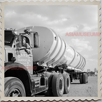 40s USA America CHICAGO RIVER TRUCK PORT PIER CARGO Vintage Old Photograph S8173