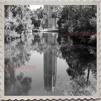 40s USA FLORIDA Bok Tower Gardens Iron Mountain Lake Wales Vintage Photo S7631