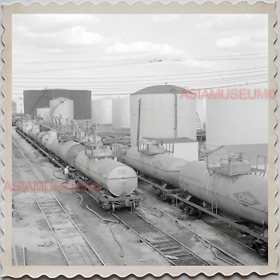 40s United States CHICAGO NAVY RAILROAD SILO OIL USA WW2  Vintage Photo S8303