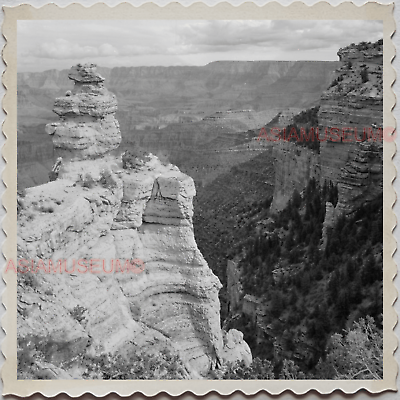 40's USA America NATIONAL PARK GRAND CANYON B&W Vintage Old Photograph S7589