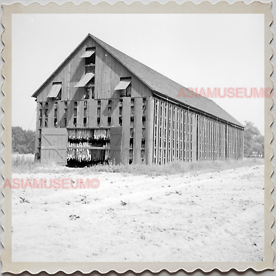 40s USA Connecticut TOBACCO BARN FACTORY OLD STORE ww2 Vintage Photograpg S7593