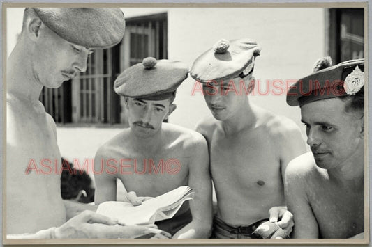 WW2 British Army Topless Gay HONG KONG VINTAGE PHOTO POSTCARD RPPC 1020 香港舊照片明信片