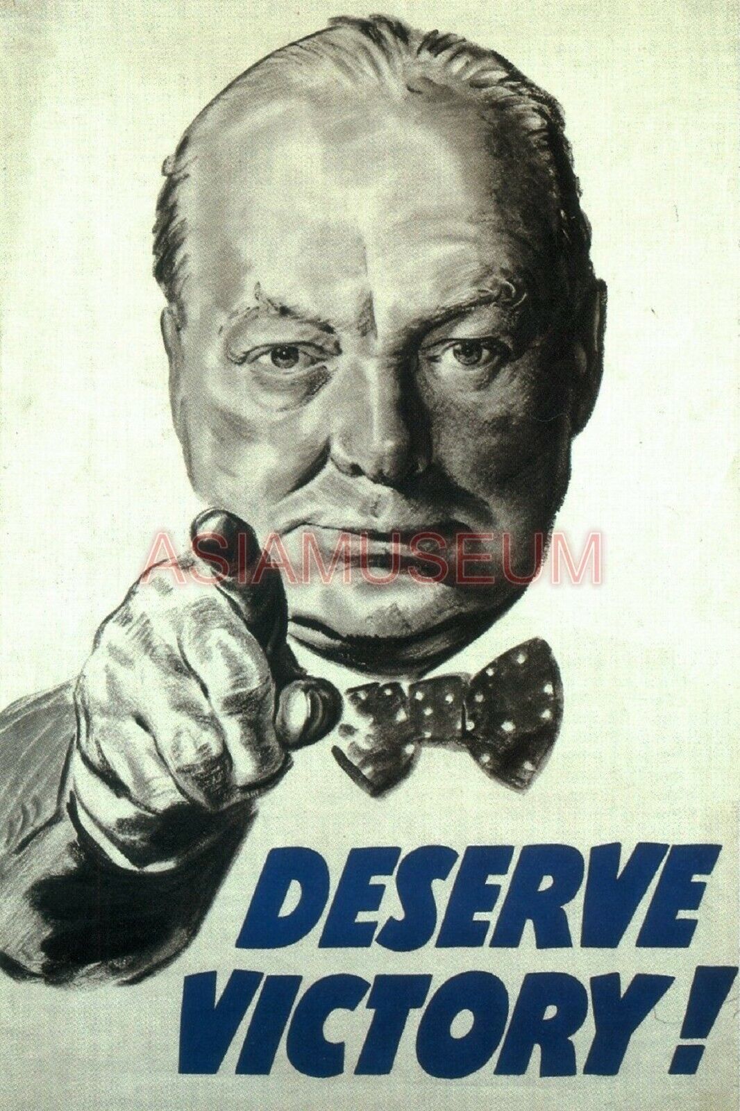 1941 WW2 BRITAIN BRITISH WINSTON CHURCHILL EUROPE VICTORY PROPAGANDA Postcard