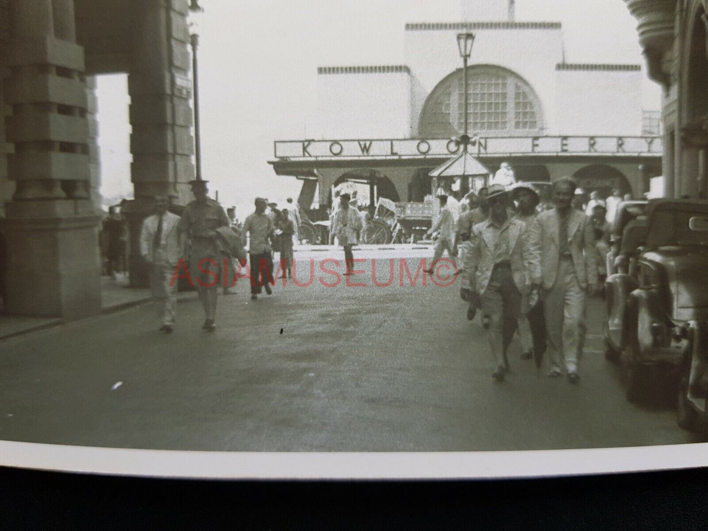 Central Star Ferry Kowloon Queen's Terminal Hong Kong Photo Postcard RPPC #2350