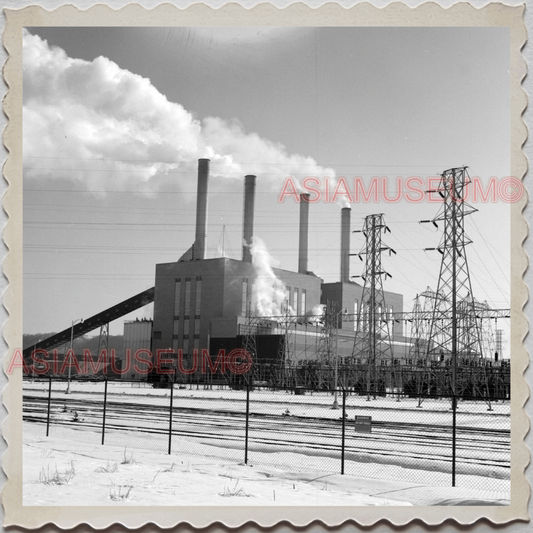 50s SUNBURY NORTHUMBERLAND PENNSYLVANIA FACTORY BUILDING VINTAGE USA Photo 10687