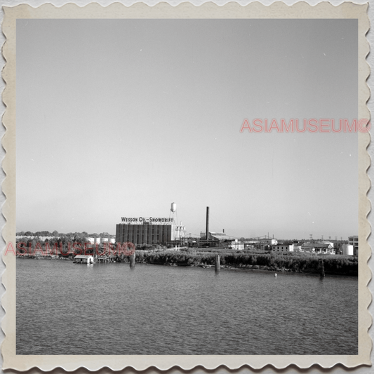 50s DULUTH PORT LAKE SUPERIOR MINNESOTA FACTORY VINTAGE USA AMERICA Photo 8341