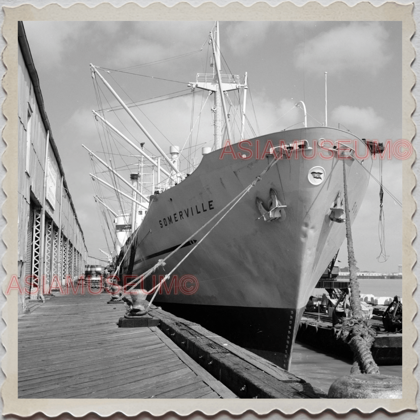 50s NEW ORLEANS LOUISIANA CITY MISSISSIPPI SHIP PORT HARBOR OLD USA Photo 10937