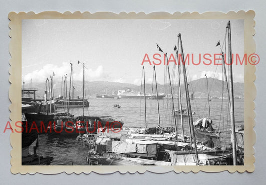 Victoria Harbor Junk  Ferry Ship Boat Cruise Japan Hong Kong Photo 香港旧照片 03920