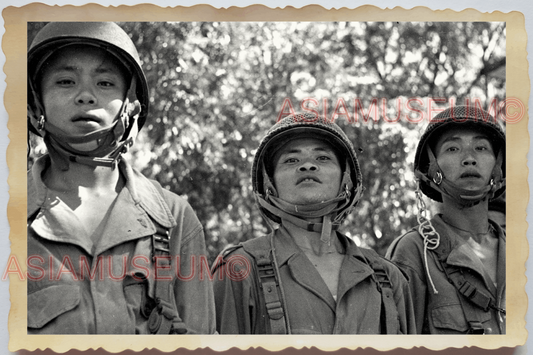 40s WW2 Vietnam VIETNAMESE PARATROOPERS TRAINING MILITARY ii Vintage Photo 27300