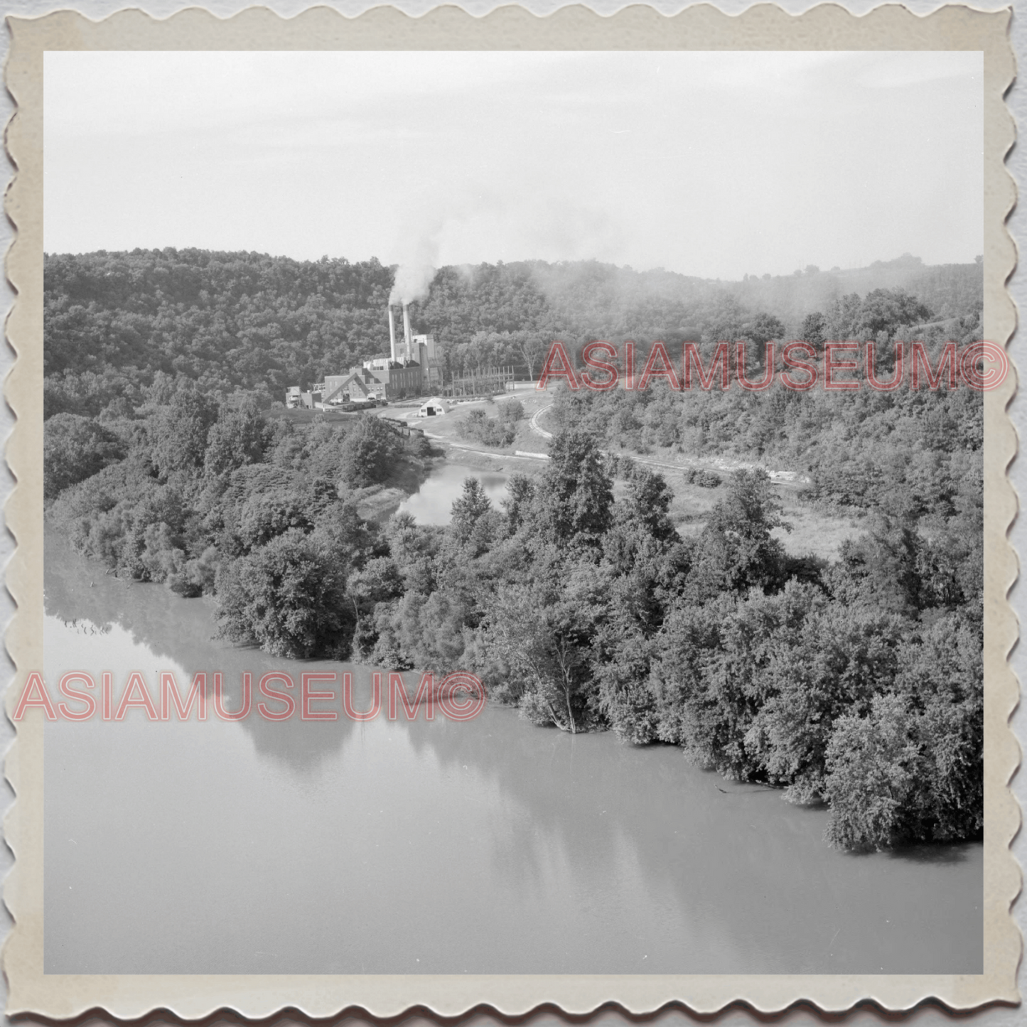 50s KENTUCKY OHIO RIVER BEATTYVILLE LEE COUNTY LUMBER OLD VINTAGE USA Photo 8674