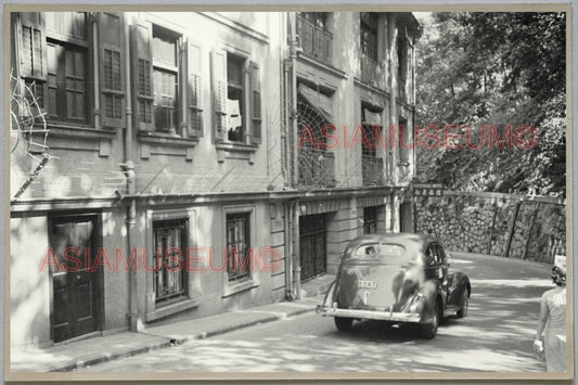 40s Hotel Building Car Women HONG KONG VINTAGE PHOTO POSTCARD RPPC 749 香港舊照片明信片