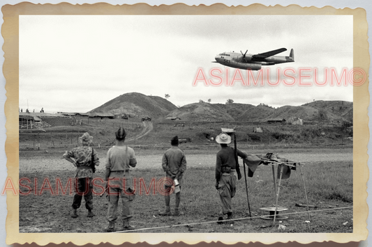 40s WW2 Vietnam HANOI MILITARY BASE AIRFIELD PLANE BOMBER ii Vintage Photo 27414