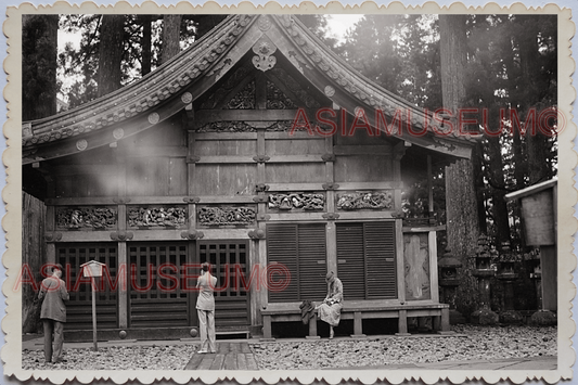 WW2 1950s JAPAN NIKKO TOKYO MOUNTAIN STABLE SHRINE TEMPLE  Vintage Photo #7257