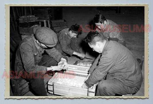 1940s Labor Coin Money Factory B&W Vintage China Shanghai Photo #3139 中国上海老照片