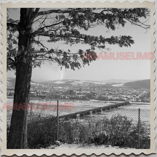 50s SUNBURY NORTHUMBERLAND PENNSYLVANIA SUSQUEHANNA RIVER VINTAGE USA Photo 9700