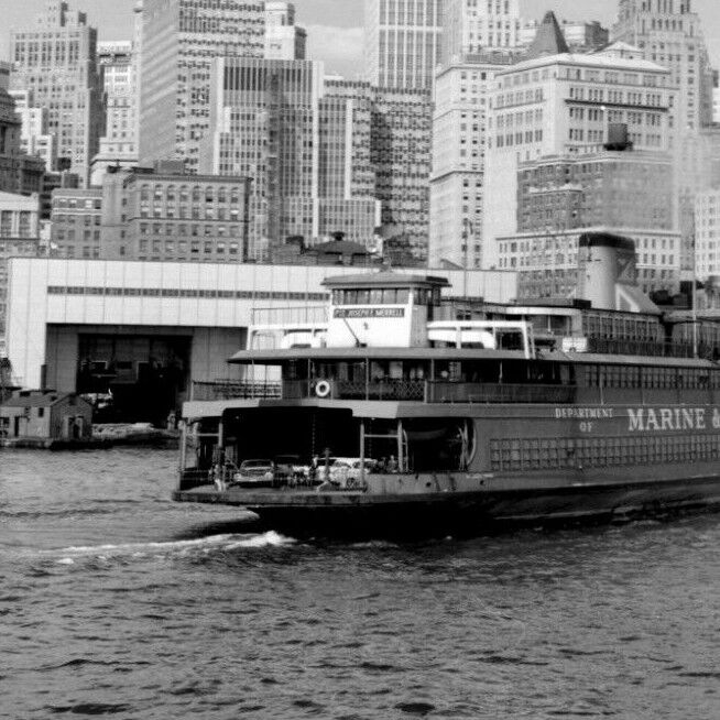 50s USA AMERICA NEW YORK CITY FERRY BUILDING Manhattan Old Vintage Photo #10322