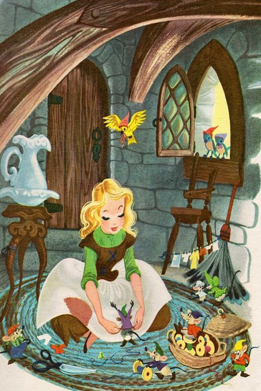 1950s Cartoon Castle Princess Comic Mouse Home America Ads Vintage Postcard #123