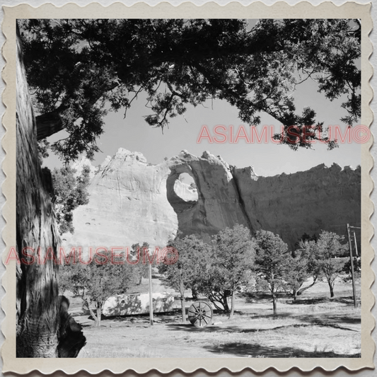 50s WINDOW ROCK NAVAJO NEW MEXICO ARIZONA SANDSTONE ROCK VINTAGE USA Photo 11014