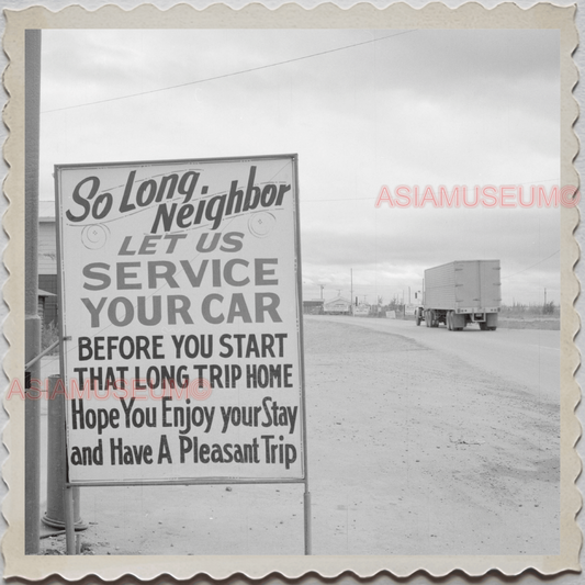 50s FAIRBANKS NORTH STAR BOROUGH ALASKA STREET ROAD SIGN VINTAGE USA Photo 7663