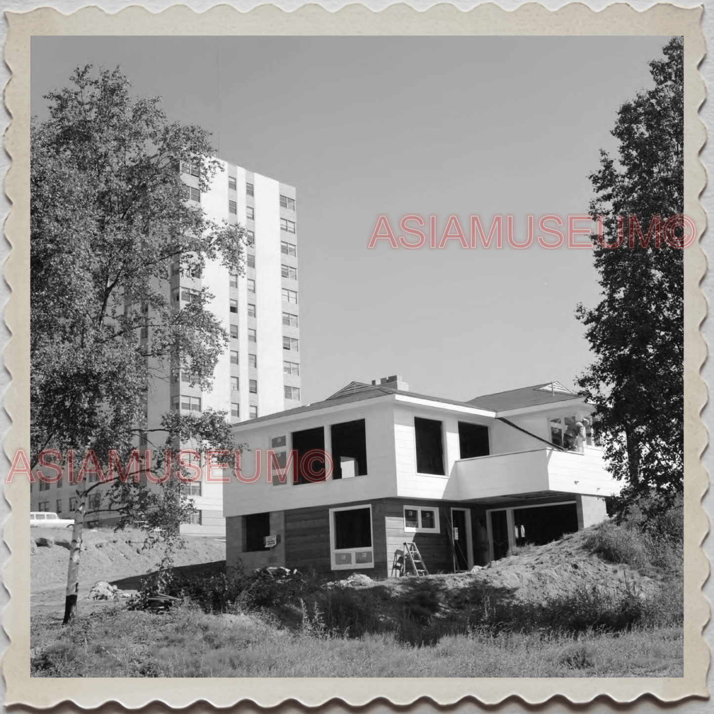 40s ALASKA ANCHORAGE HOUSE APARTMENT USA OLD AMERICA UNITED STATES Photo S11937