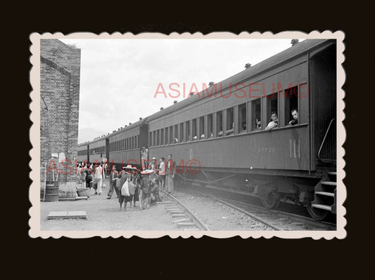 Lo Wu immigration Trains Railway Station Old Hong Kong Photograph 香港旧照片 #3091