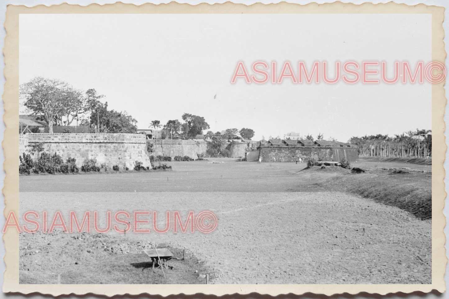 50s PHILIPPINES LUZON MANILA CITY FORTRESS WALL SPANISH WAR Vintage Photo 29105