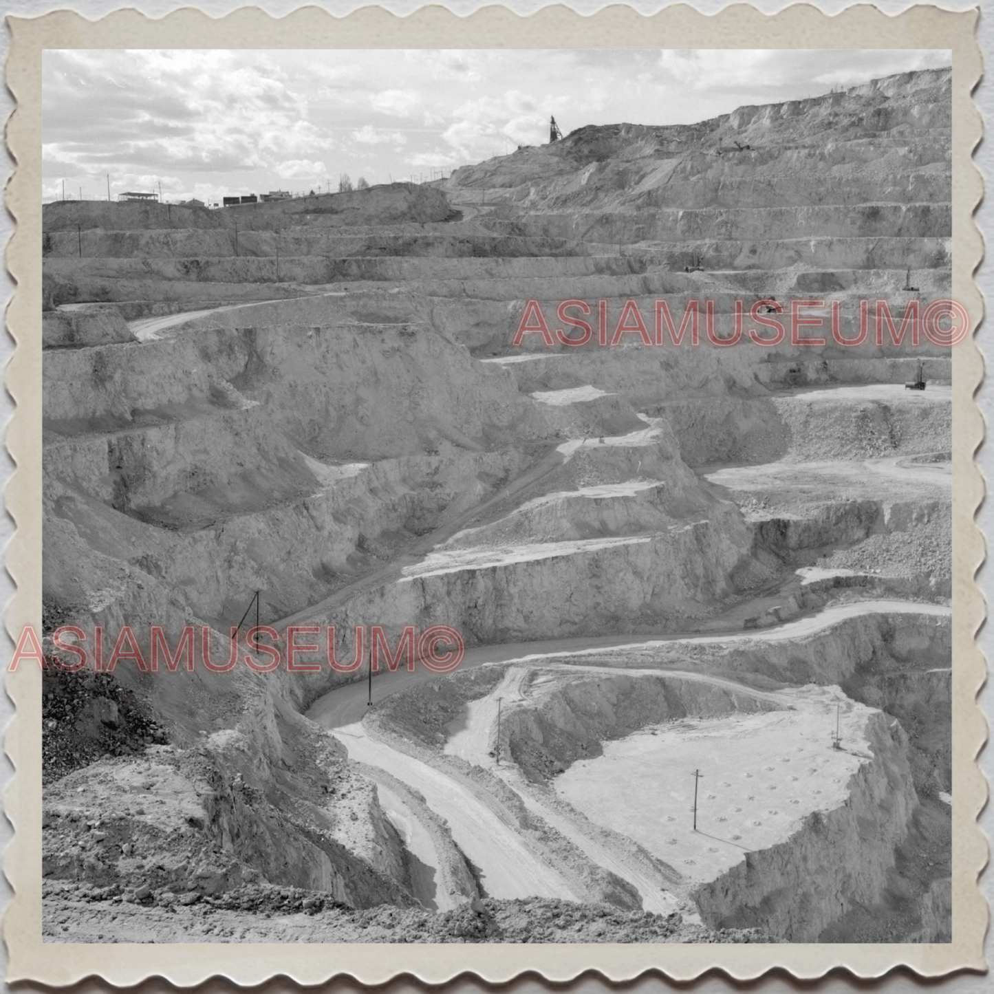 50s BUTTE CITY SILVER BOW MONTANA BERKELEY COPPER MINE VINTAGE USA Photo 11629