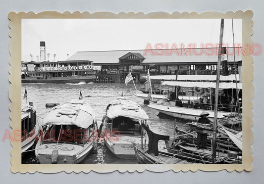 STAR FERRY TERMINAL BOAT SHIP HARBOR PIER VINTAGE HONG KONG Photo 18378 香港旧照片