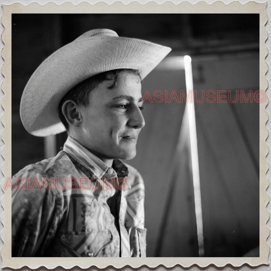 50s HARDIN TOWN BIG HORN COUNTY MONTANA 4H SHOW COWBOY VINTAGE USA Photo 10988