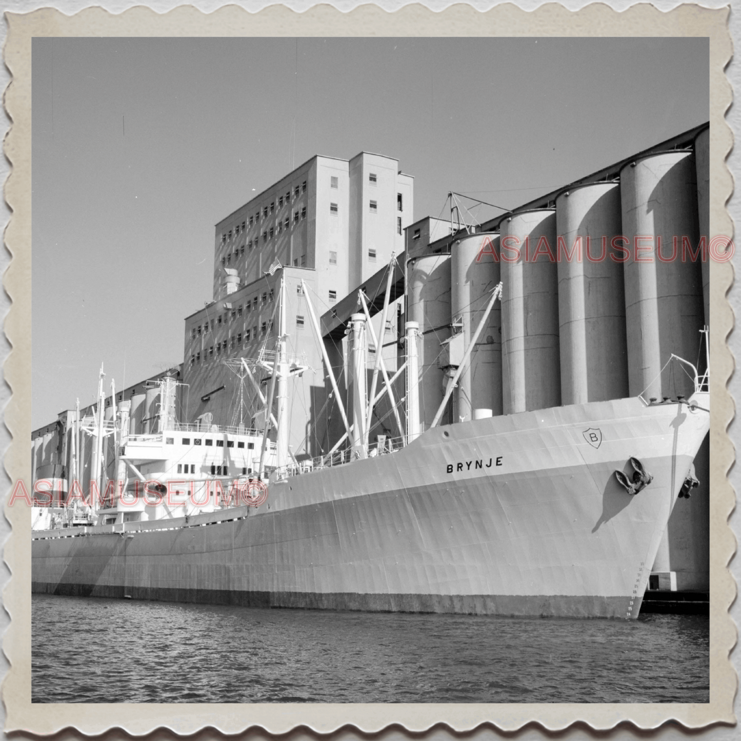 50s DULUTH PORT LAKE SUPERIOR MINNESOTA SHIP DOCK VINTAGE USA AMERICA Photo 8334