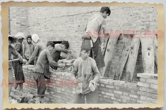 40s WW2 Vietnam VIETNAMESE BUILDING HOUSE BUILDING FORTRESS VINTAGE Photo 26532