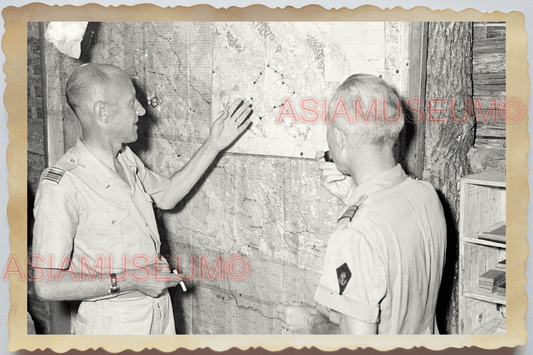 40s WW2 Vietnam FRENCH MILITARY BASE COMMANDER ARMY ATLAS ii Vintage Photo 26618