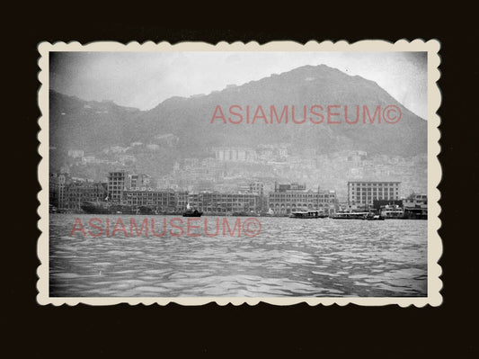 Waterfront Building Victoria Harbor The Peak Vintage Hong Kong Photo 香港旧照片 #1942