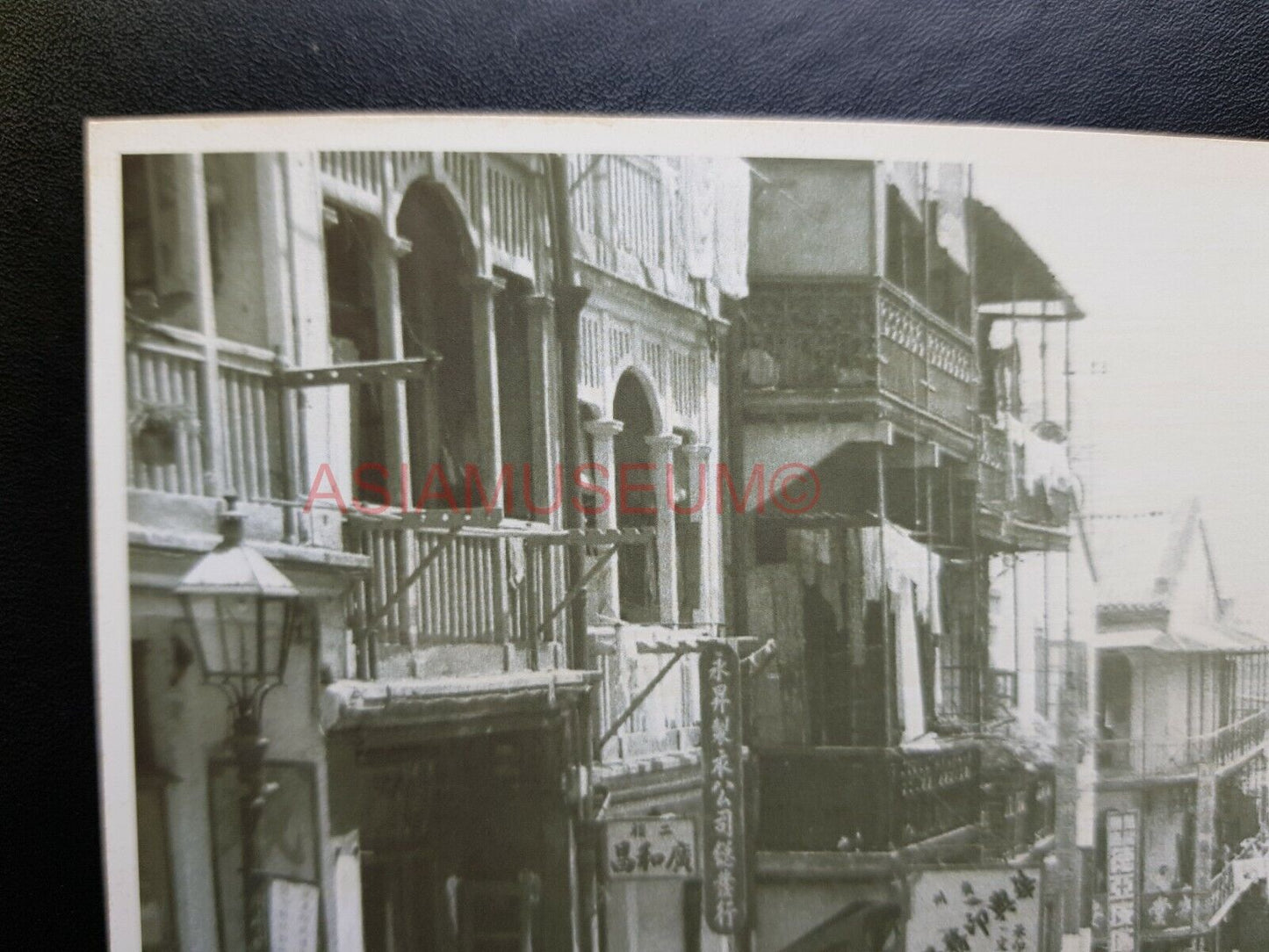 POTTINGER STREET CENTRAL STEPS MARKET WOMEN Hong Kong Photo Postcard RPPC #2478