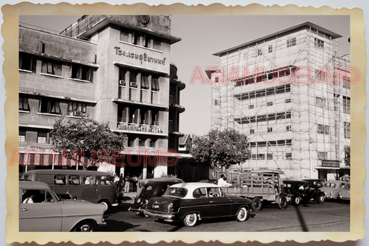 50s THAILAND BANGKOK STREET SCENE MARKET SHOP FOOD SELLER  VINTAGE Photo 36735