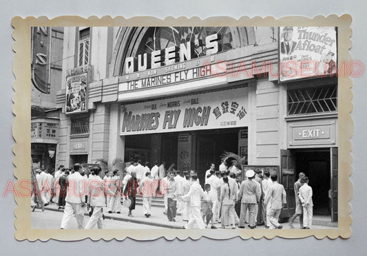 QUEEN'S MOVIE THEATER The Marines Fly High DES VOEUX Hong Kong Photo 16399 香港旧照片