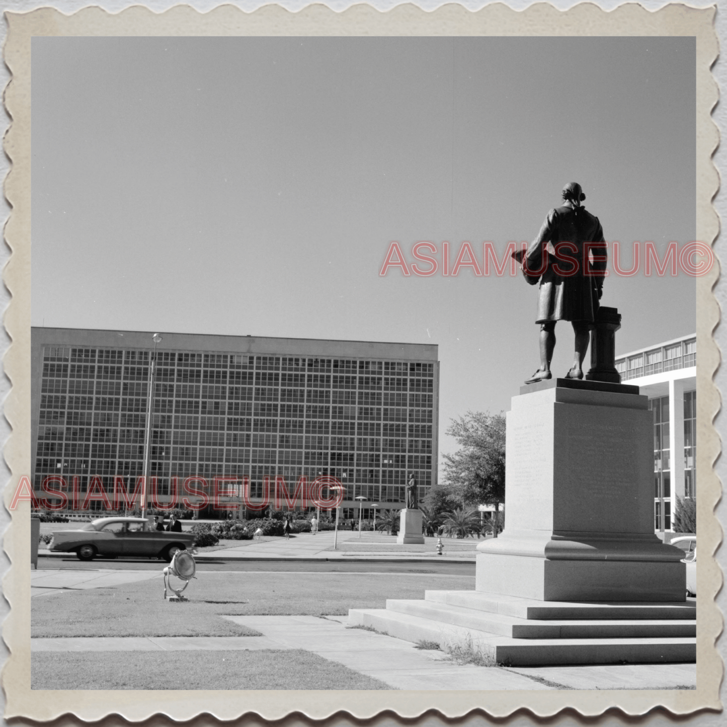 50s NEW ORLEANS LOUISIANA CITY MISSISSIPPI PUBLIC LIBRARY US OLD USA Photo 11252