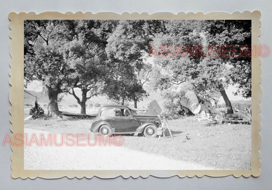 WW2 WAR CAR PARK JAPANESE AIRPLANE AIRCRAFT BOMB Hong Kong Photo 16572 香港旧照片