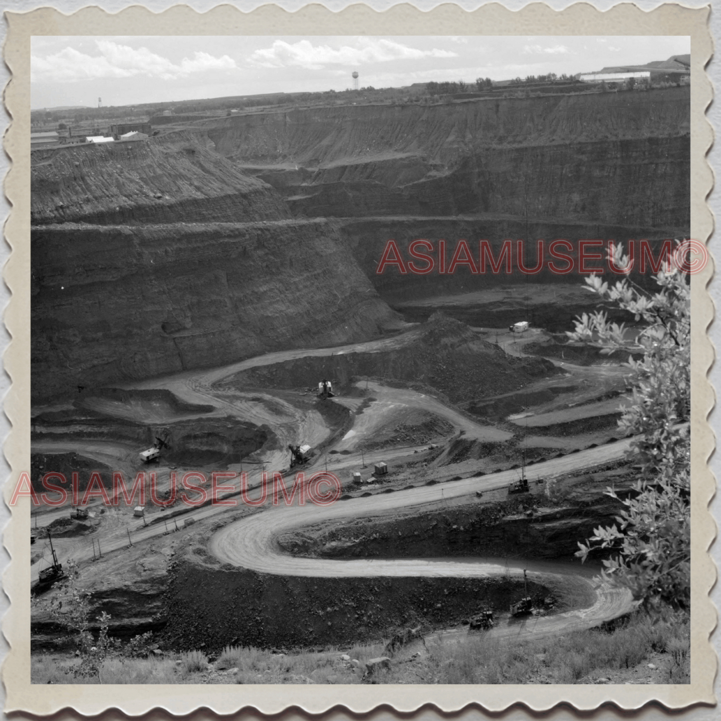 50s HIBBING CITY SAINT LOUIS COUNTY MINNESOTA IRON ORE MINE OLD USA Photo 8867