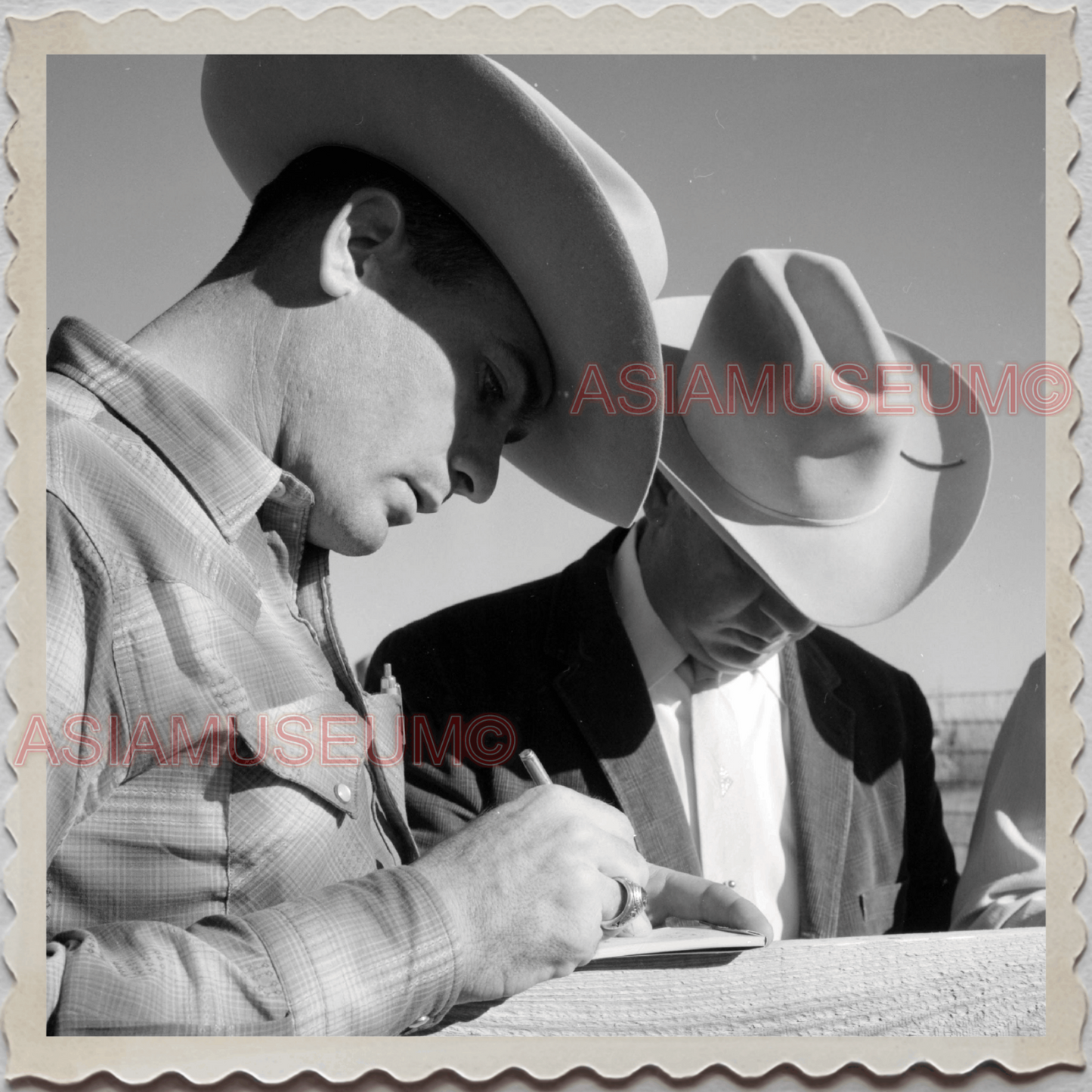 50s ALPINE CUYAMACA SAN DIEGO CALIFORNIA RANCH COWBOY VINTAGE B&W USA Photo 8693