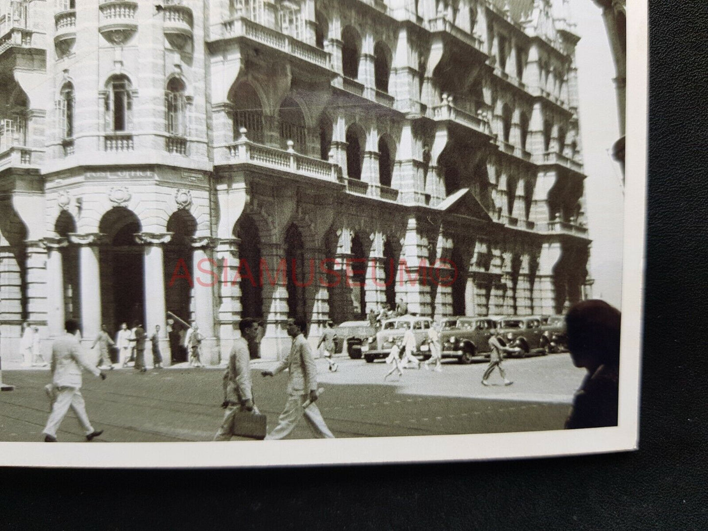 General Post Office Building Traffic Light Hong Kong Photo Postcard RPPC #1320