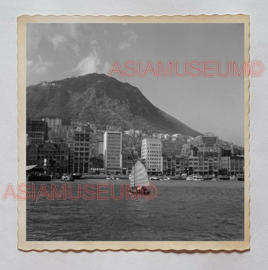 Victoria Harbor Peak View Central Star Ferry Junk Ad Hong Kong Photo 香港旧照片 29539