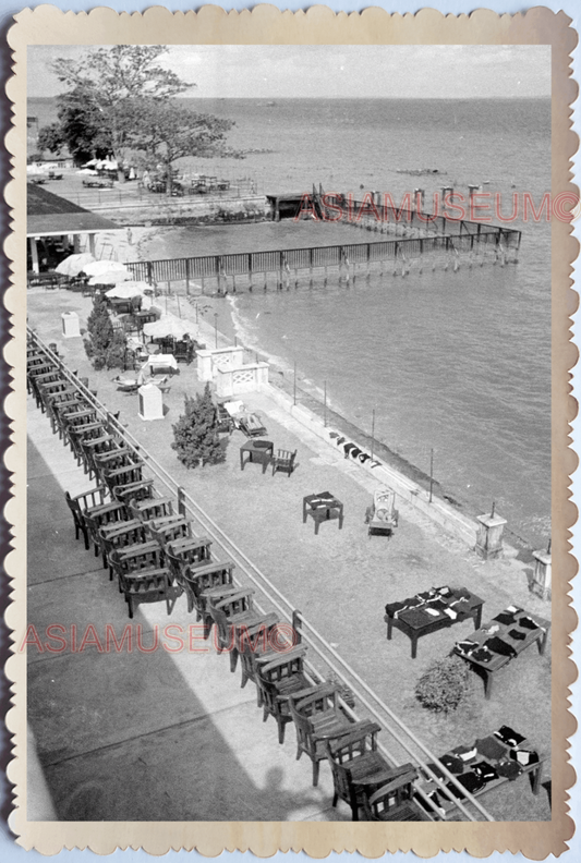 WW2 SENTOSA ISLAND HOTEL BEACH HOLIDAY WATERFRONT CAFE BAR Singapore Photo 26247