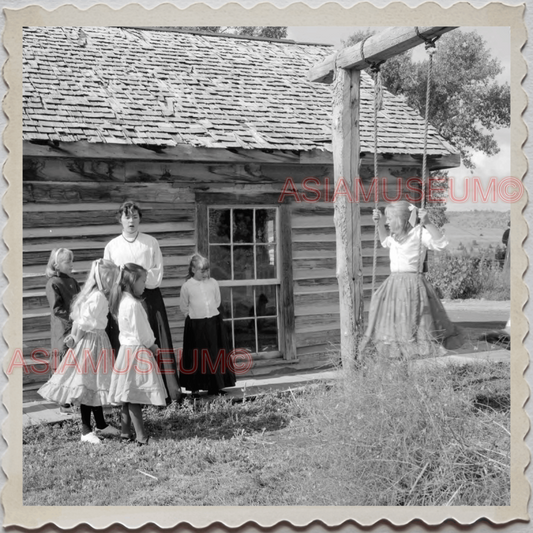 50s VIRGINIA CITY STOREY NEVADA RENO PLAYGROUND CHILDREN VINTAGE USA Photo 10254