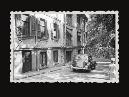 Matsubara Hotel Car British Women Building Street Old Hong Kong Photo 香港老照片 #749