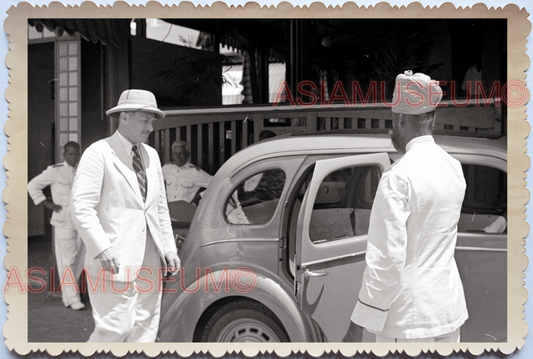 WW2 British India Army General Colonial Building Car Sikh Singapore Photo 27558