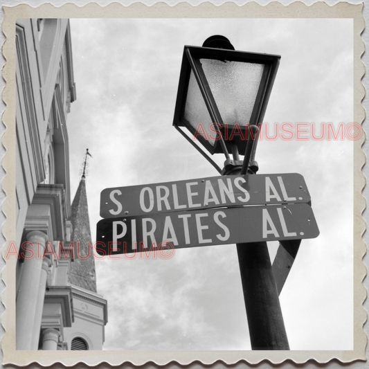 50s NEW ORLEANS LOUISIANA CITY MISSISSIPPI FRENCH QUARTER VINTAGE USA Photo 9095