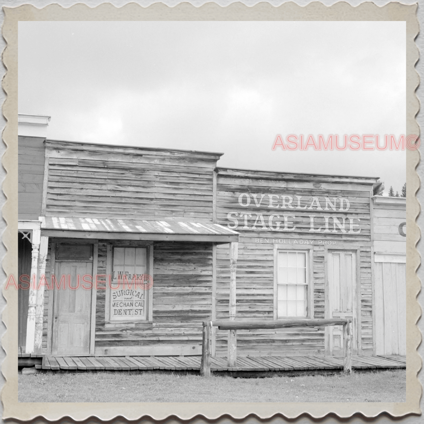 50s VIRGINIA CITY STOREY NEVADA RENO BREWERY STORE CART VINTAGE USA Photo 8436