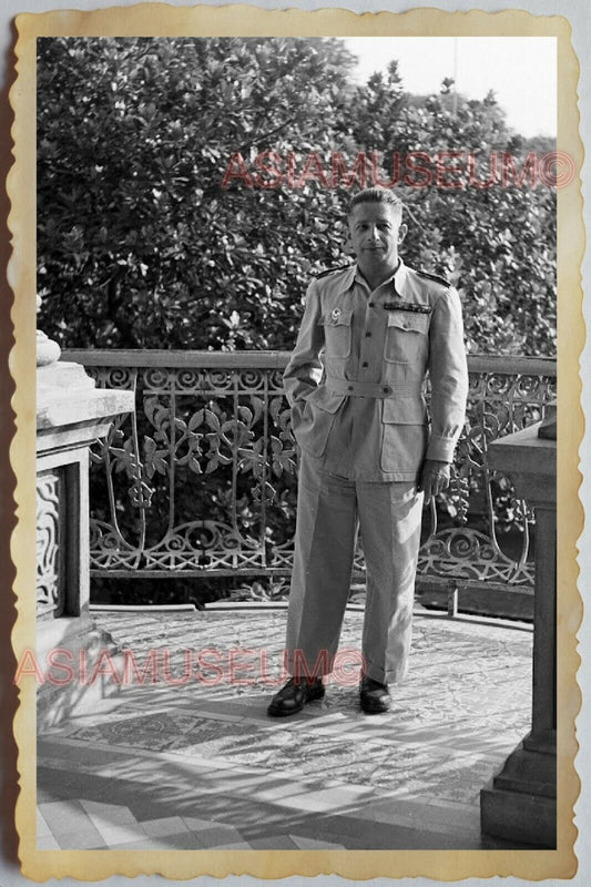 40s Vietnam War SAIGON FRANCE FRENCH GOVENOR BORDER GUARD  Vintage Photo 1456